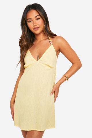 Robe droite - Jaune