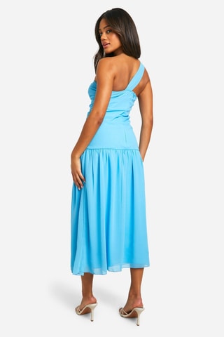 Robe midi - Turquoise