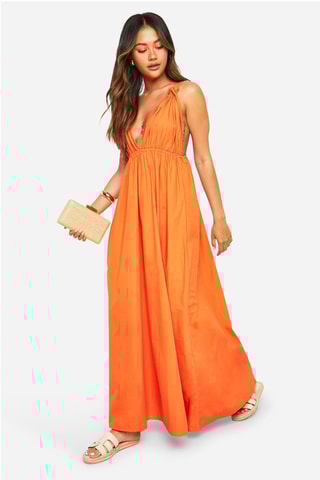 Robe longue - Orange