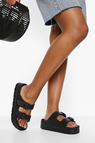 Mules plateformes - Noir