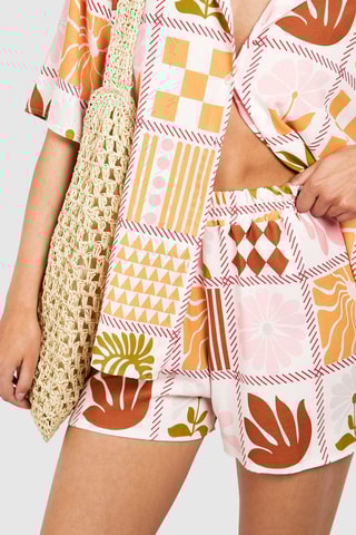 Chemisier et short - Orange