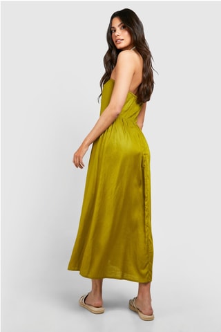 Robe bustier - Kaki