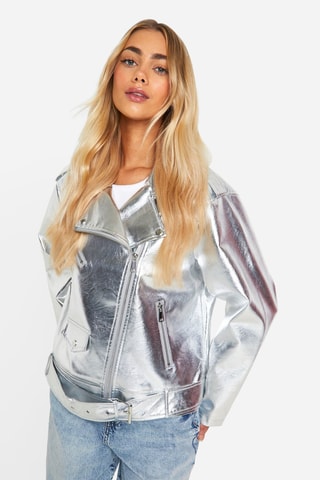 Veste oversize - Argenté