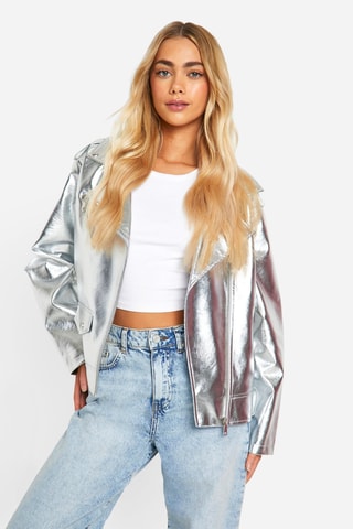Veste oversize - Argenté