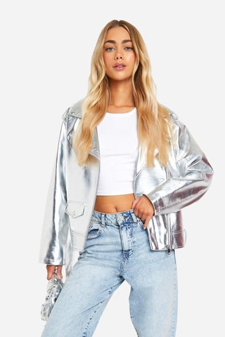 Veste oversize - Argenté