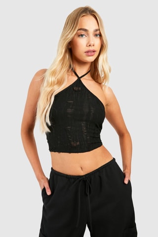 Crop top - Noir