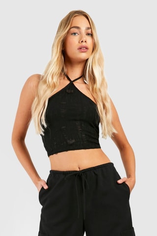 Crop top - Noir