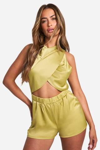 Combishort - Vert citron