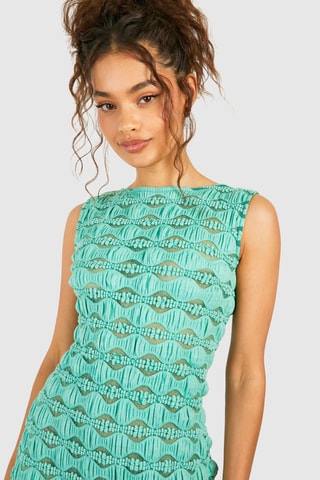 Robe droite - Vert