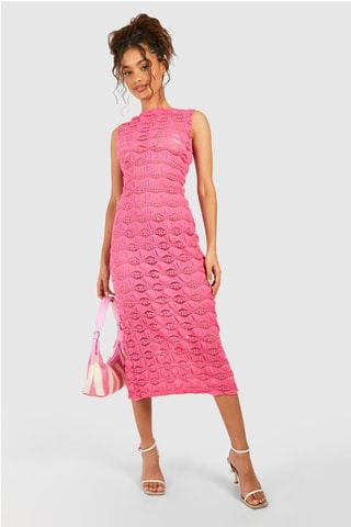 Robe midi - Rose