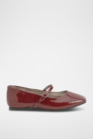 Ballerines vernies - Bordeaux