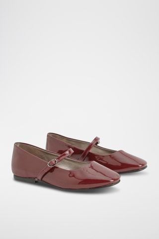 Ballerines vernies - Bordeaux