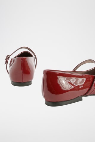 Ballerines vernies - Bordeaux