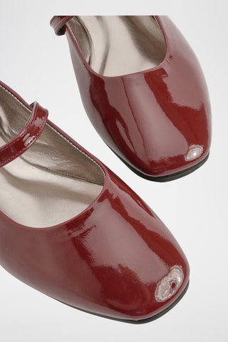 Ballerines vernies - Bordeaux
