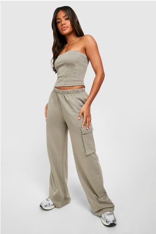 Top bustier et jogging - Kaki
