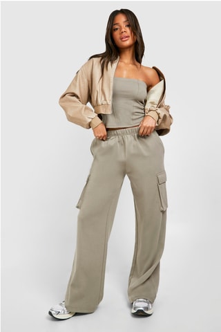 Top bustier et jogging - Kaki