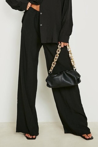 Pantalon wide legs - Noir