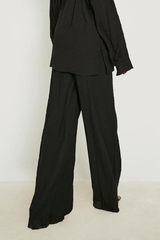 Pantalon wide legs - Noir