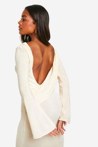 Robe longue - Crème
