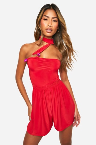 Combishort - Rouge
