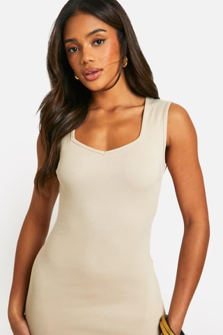 Robe longue - Beige