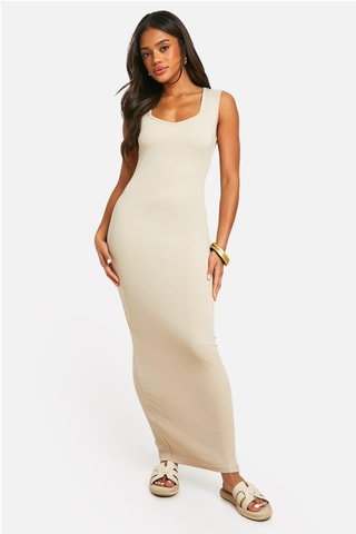 Robe longue - Beige