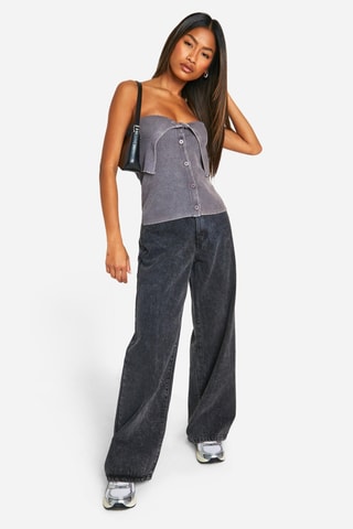 Top bustier - Taupe