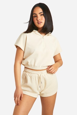 Sweat et short - Beige