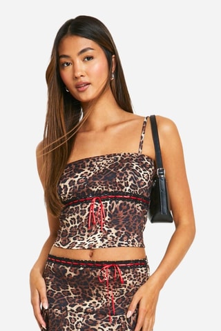 Crop top - Marron