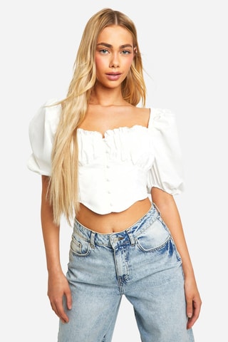 Crop top - Blanc