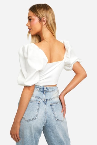 Crop top - Blanc