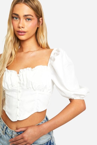 Crop top - Blanc
