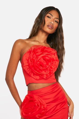 Crop top - Rouge