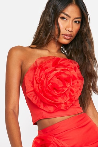 Crop top - Rouge