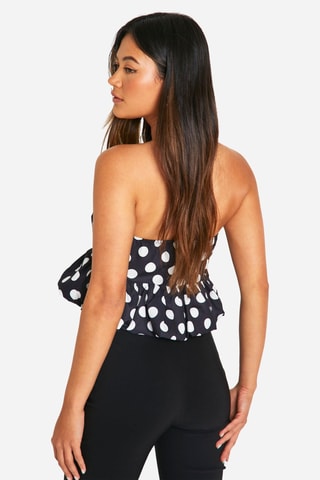 Top bustier - Noir
