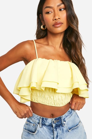 Crop top - Vert citron