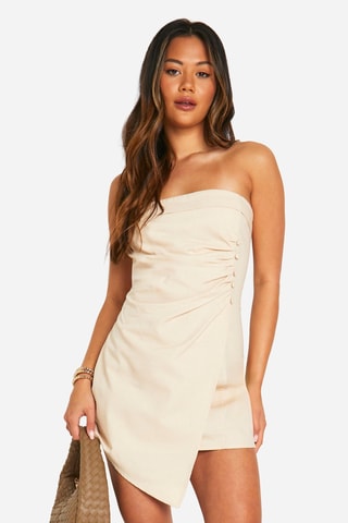 Robe bustier - Beige