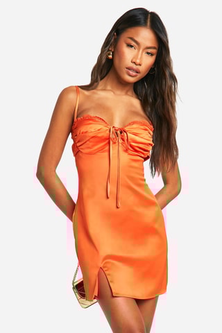 Robe droite - Orange