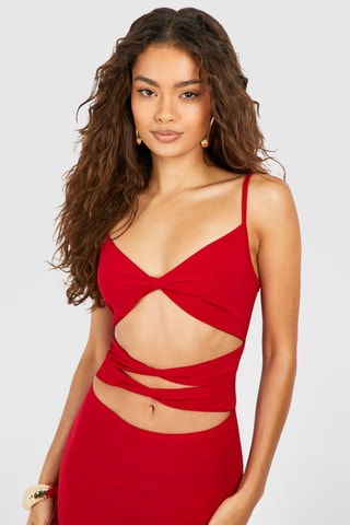 Robe longue - Rouge