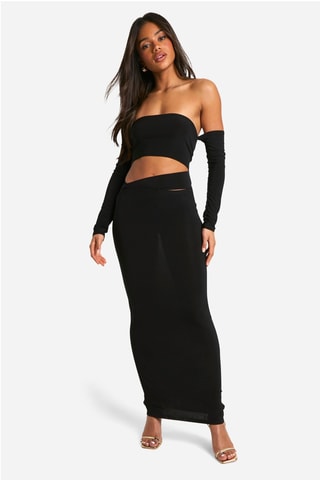 Robe longue - Noir