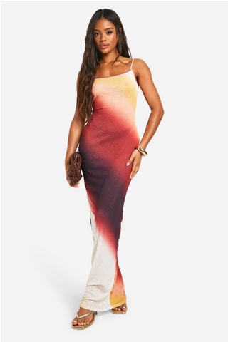 Robe longue - Rouge