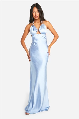 Robe longue - Bleu
