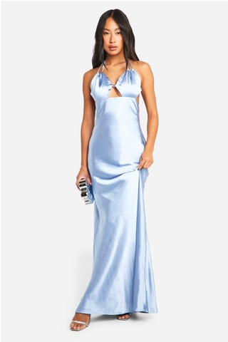 Robe longue - Bleu