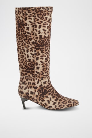 Bottes - Beige et noir
