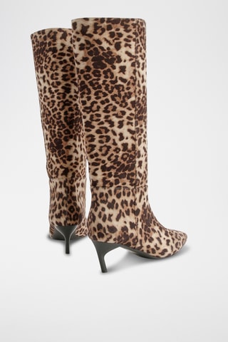 Bottes - Beige et noir