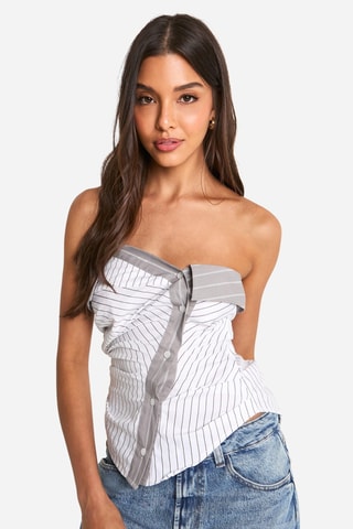 Top bustier - Blanc