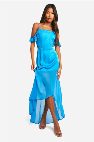 Robe longue - Bleu