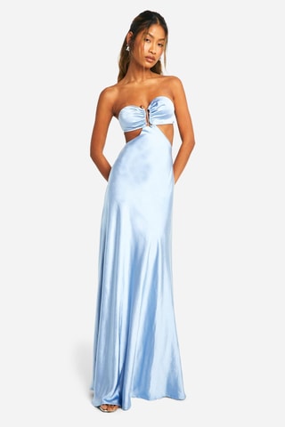 Robe bustier - Bleu