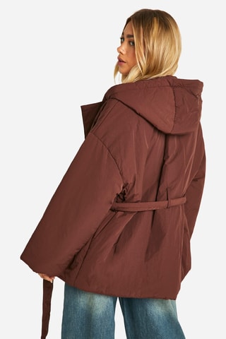 Gilet à capuche - Marron