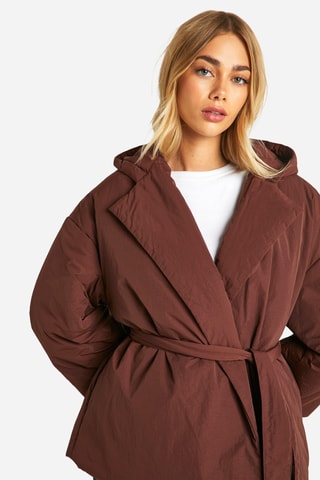 Gilet à capuche - Marron